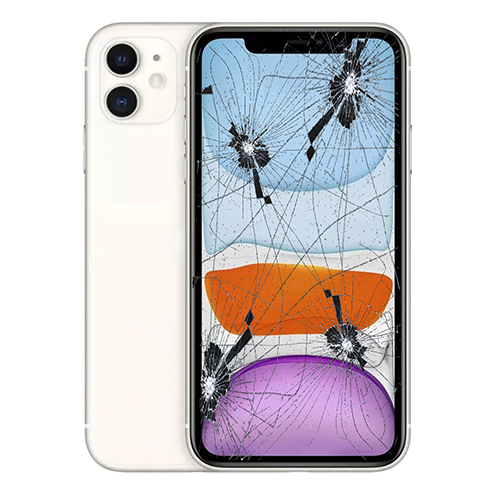 IPHONE-11-TELA-DISPLAY-VIDRO-FRONTAL-QUEBRADO-DANIFICADO-MINI