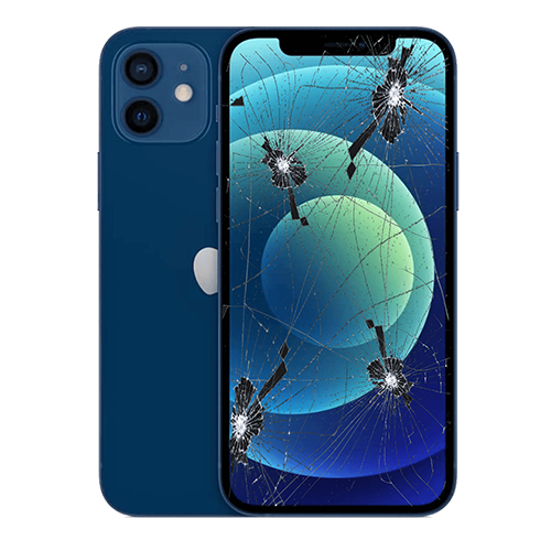 IPHONE-12-TELA-DISPLAY-VIDRO-FRONTAL-QUEBRADO-DANIFICADO-TRINCADO-MINI