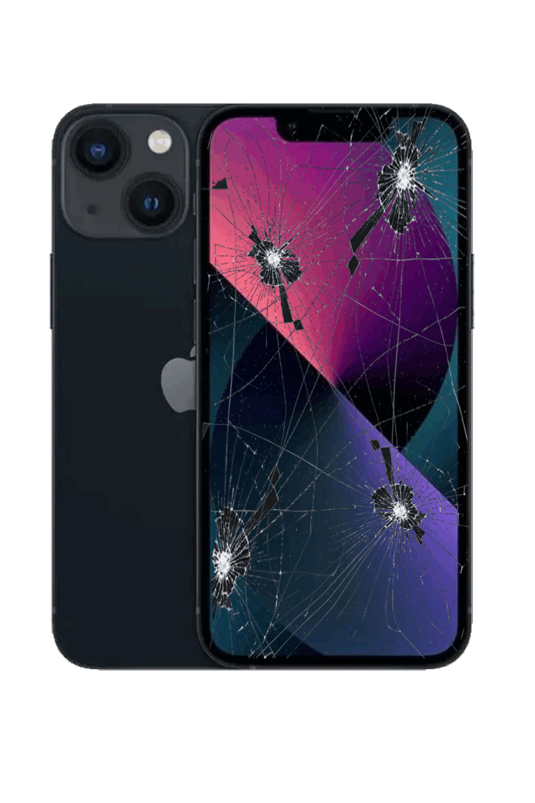 IPHONE-13-MINI-TELA-DISPLAY-VIDRO-FRONTAL-QUEBRADO-DANIFICADO-TRINCADO