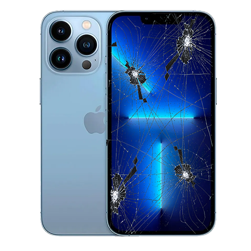 IPHONE-13-PRO-MAX-TELA-DISPLAY-VIDRO-FRONTAL-QUEBRADO-DANIFICADO-TRINCADO-MINI
