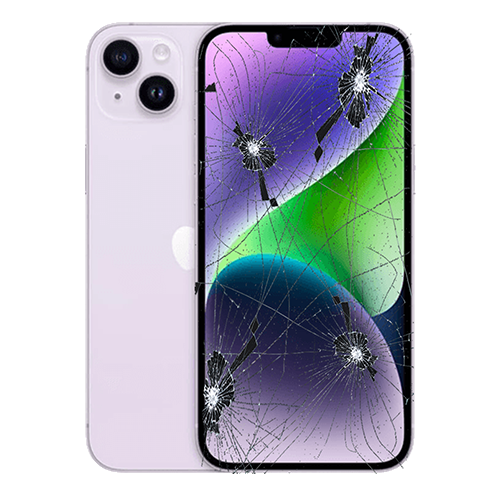 IPHONE-14-PLUS-TELA-DISPLAY-VIDRO-FRONTAL-QUEBRADO-DANIFICADO-TRINCADO-MINI