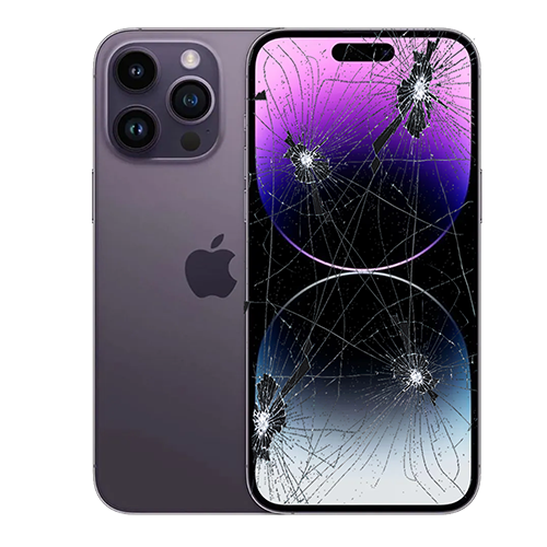 IPHONE-14-PRO-TELA-DISPLAY-VIDRO-FRONTAL-QUEBRADO-DANIFICADO-TRINCADO-MINI