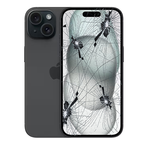IPHONE-15-TELA-DISPLAY-VIDRO-FRONTAL-QUEBRADO-DANIFICADO-TRINCADO-MINI
