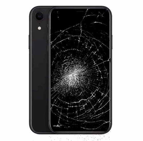 IPHONE-XR-TELA-DISPLAY-VIDRO-FRONTAL-QUEBRADO-DANIFICADO-MINI