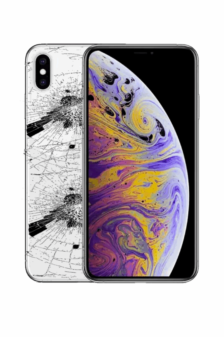 IPHONE XS MAX VIDRO TRASEIRO QUEBRADO DANIFICADA